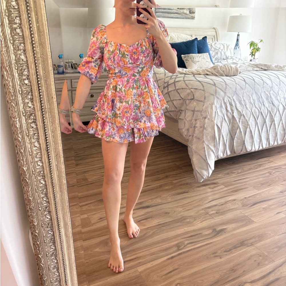 Super Cute Floral Romper/Dress